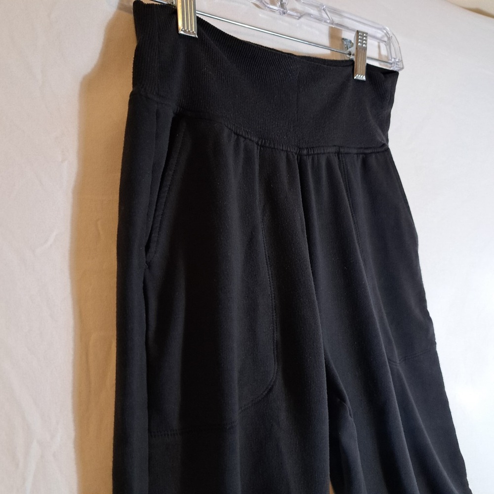 Athleta Women's Black Joggers Size XSMALL High Rise pockets - Picture 3 of 9
